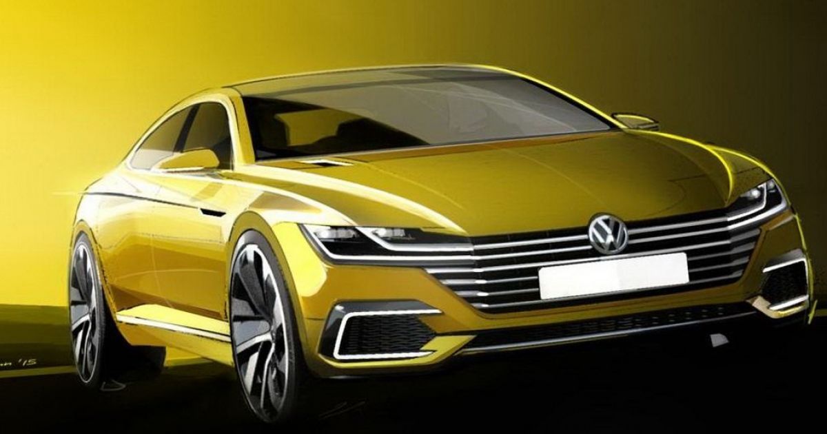 Volkswagen продемонстрировал эскизы предсерийного Passat CC