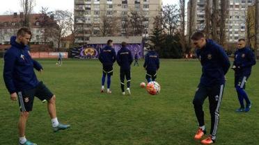 Сборная Украины начала подготовку ко второму матчу против Словении в Мариборе. / © ФФУ