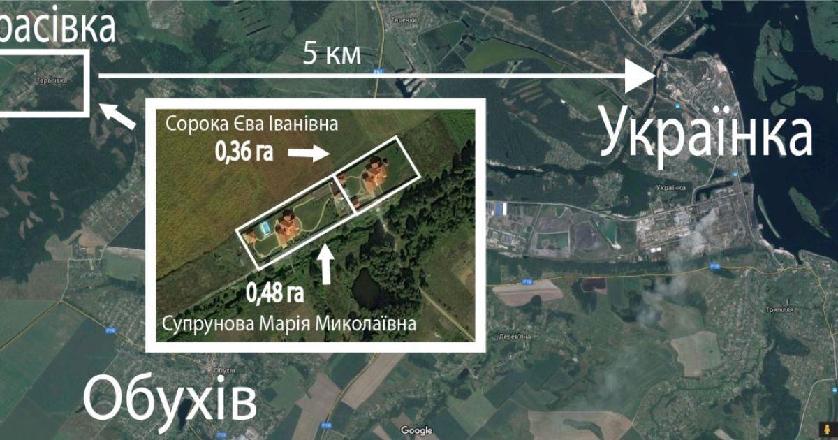 Родственники судьев владеют землей в Тарасовке / © Наші гроші