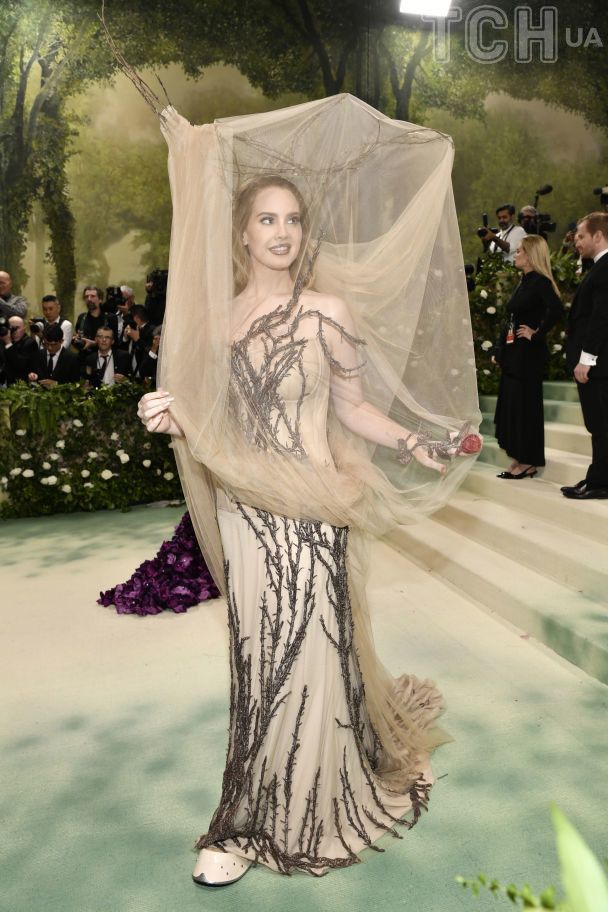 Лана Дель Рей з'явилася на Met Gala в образі від Alexander McQueen ...