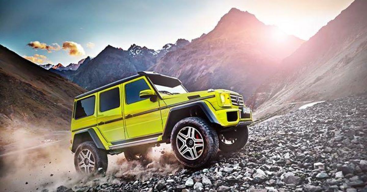 Mercedes-Benz опубликовал фото экстремальной версии G-Class