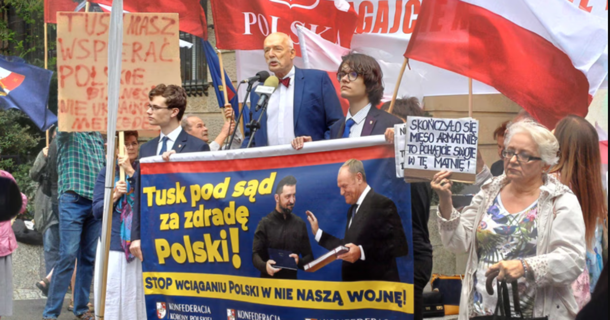 Антиукраїнський мітинг у Польщі