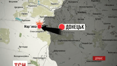 Прошлой ночью Марьинка выдержала около десятка обстрелов