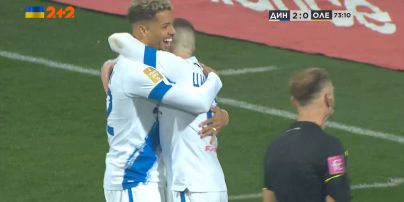 Динамо – Александрия – 2:0. Видео гола Джастина Лонвейка (73')