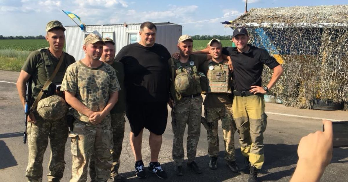 Кавртал 95 у зоні АТО_14 / © Пресс-служба студии "Квартал 95"