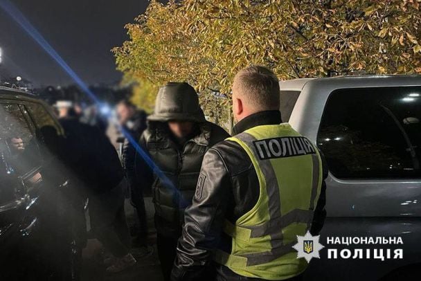 Задержанный / © Полиция Киева / Facebook