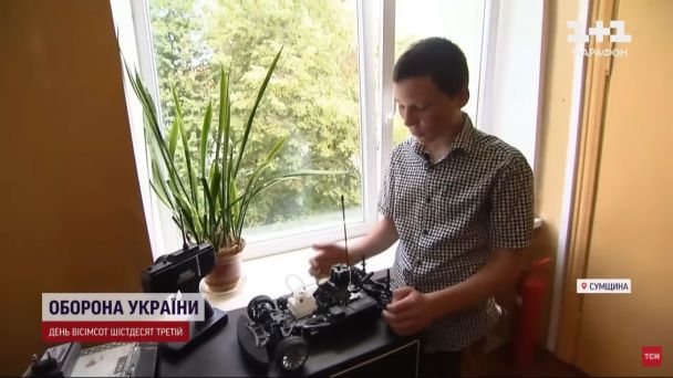 Школьник создал прототип робота-сапера / © скриншот с видео