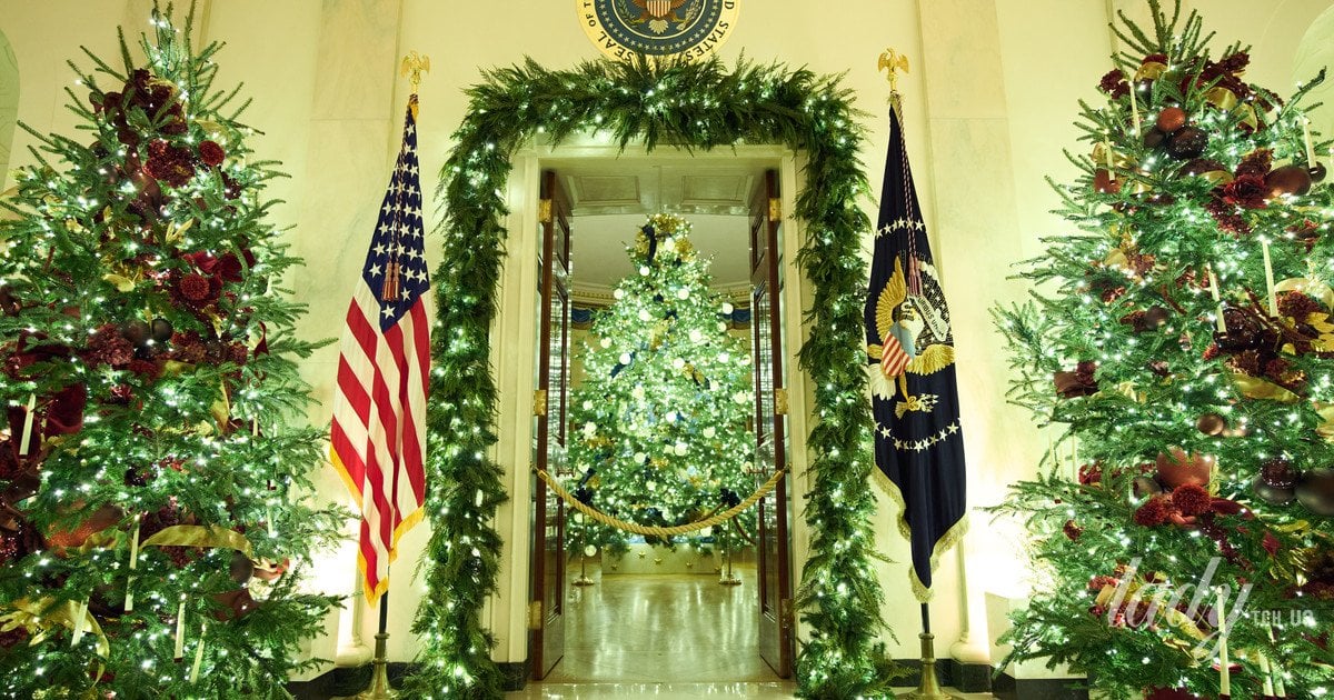 Меланія Трамп прикрасила Білий дім до Різдва 2025 року