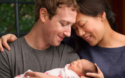 У основателя Facebook Цукерберга родилась доченька