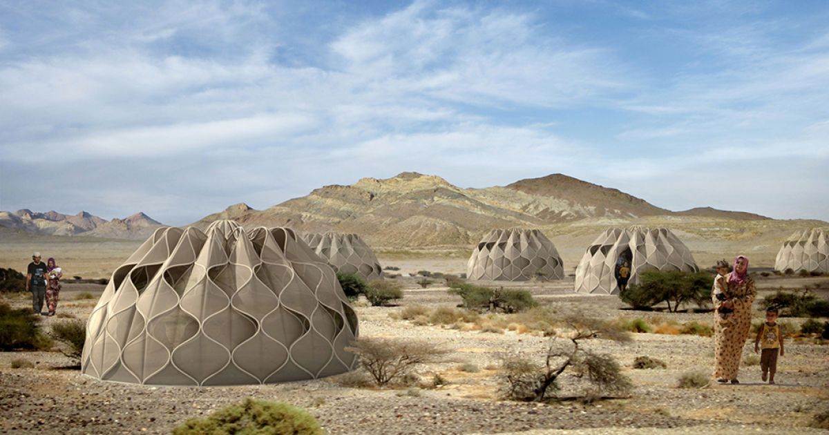 Дизайнера вдохновили природные материалы