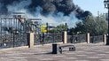 Порт у російському Єйську після повідомлень про атаку БПЛА. Фото: Exilenova+
