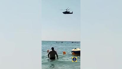 Гвинтокрили окупантів літають просто над головами відпочивальників 
