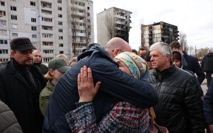 Президент Евросовета Шарль Мишель посетил разрушенную Бородянку