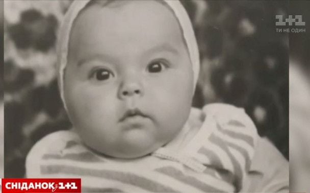 Настя Каменських у дитинстві / © Сніданок з 1+1