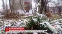 Прощальный поцелуй зимы: Житомир засыпало хлопьями снега