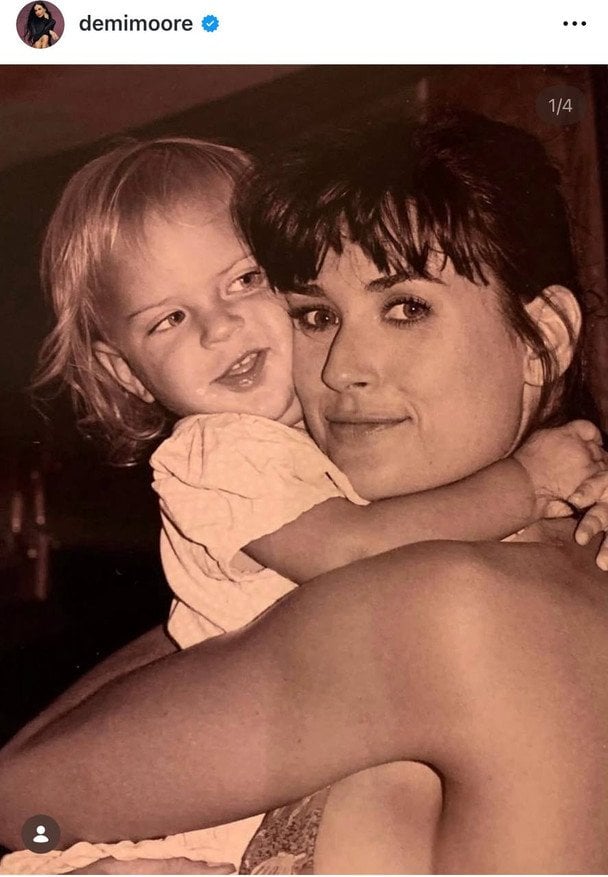 Деми Мур с дочерью Таллулой / © Instagram Деми Мур