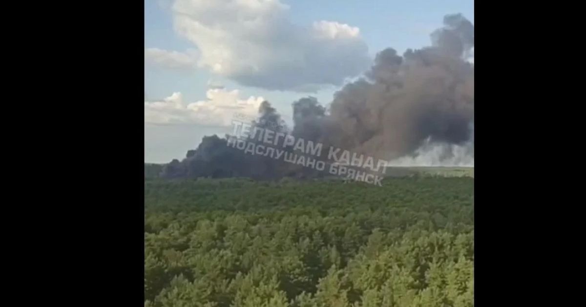 У Брянську загорівся військовий шпиталь