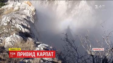 Таємнича людська тінь над Карпатами не на жарт налякала туристів