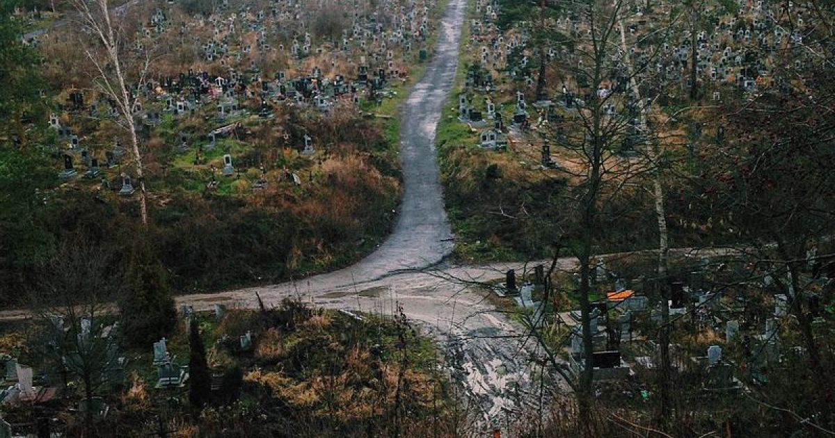 Голосківське кладовище, фото / Петро Задороржний, Вікіпедія