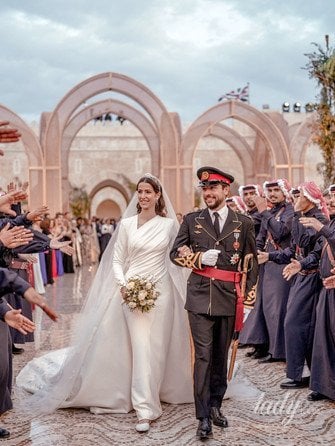 Принцеса Раджва та кронпринц Хусейн