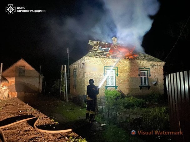 Атака на Кіровоградську область 18 травня / © ДСНС