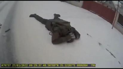В Сети появилось видео задержание днепровского стрелка