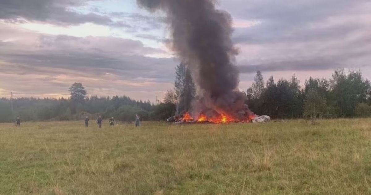 Самолет, на котором, вероятно, разбился Пригожин