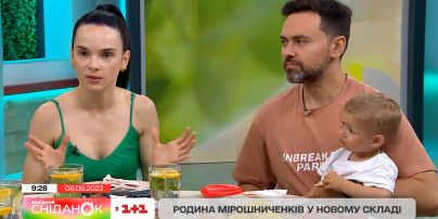 Тимур и Инна Мирошниченко впервые пришли с приемным сыном на телевидение