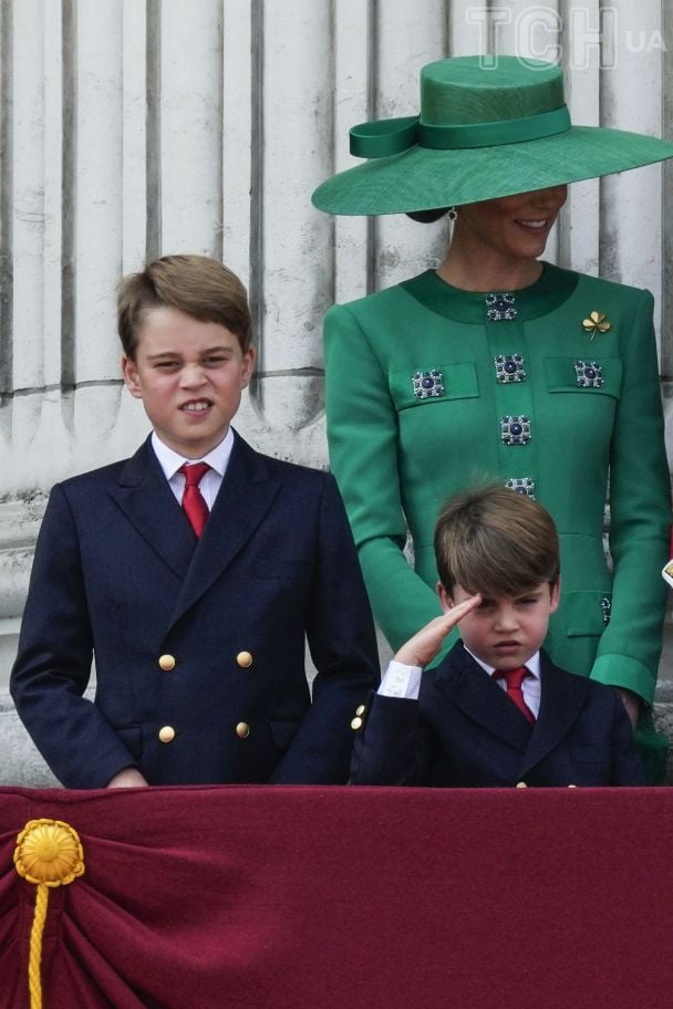 Принц Джордж, принцеса Кейт та принц Луї / © Associated Press