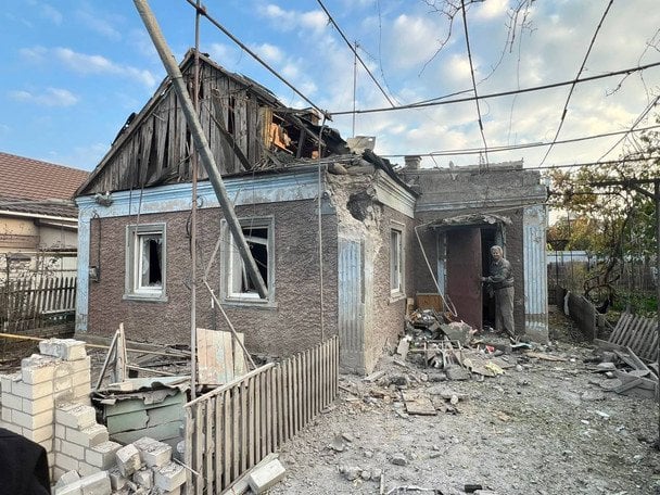 Наслідки атаки / © Голова Херсонської ОВА Олександр Прокудін.