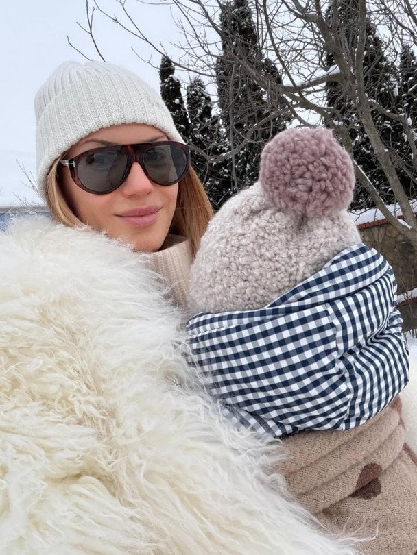 Леся Нікітюк із сином / © instagram.com/lesia_nikituk