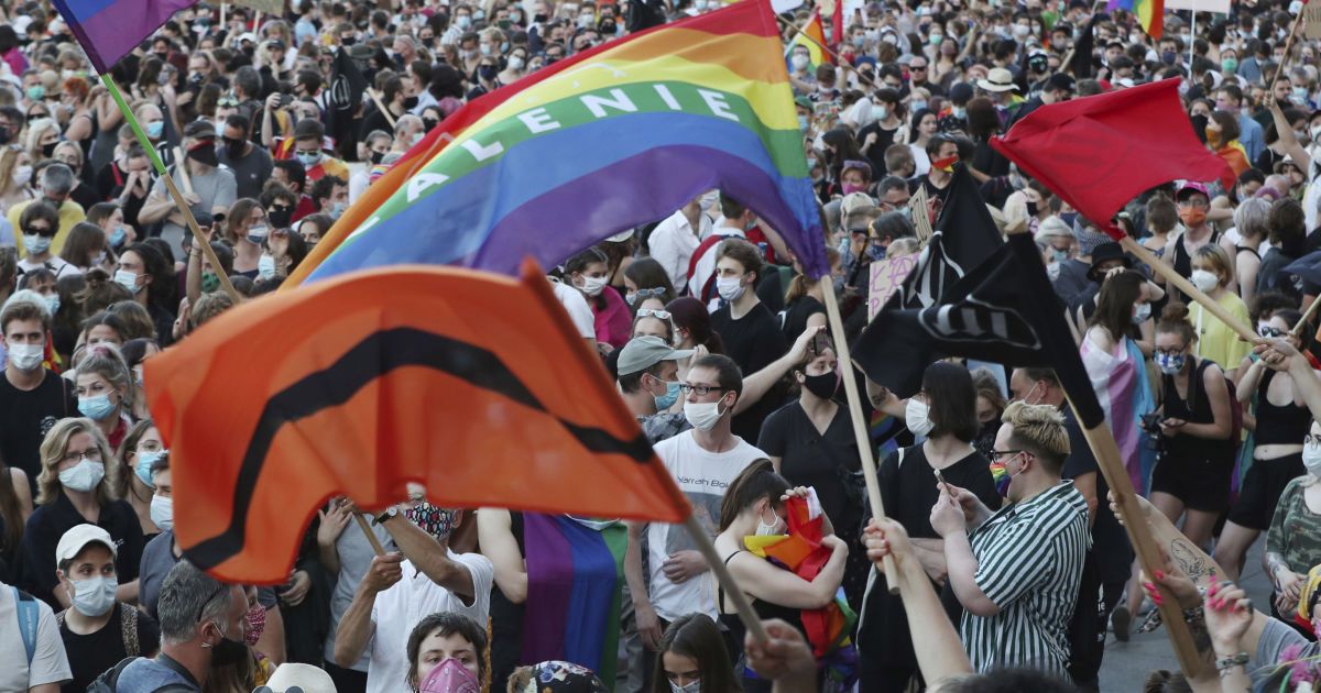 протест ЛГБТ у Варшаві в Польщі_9 / © Associated Press