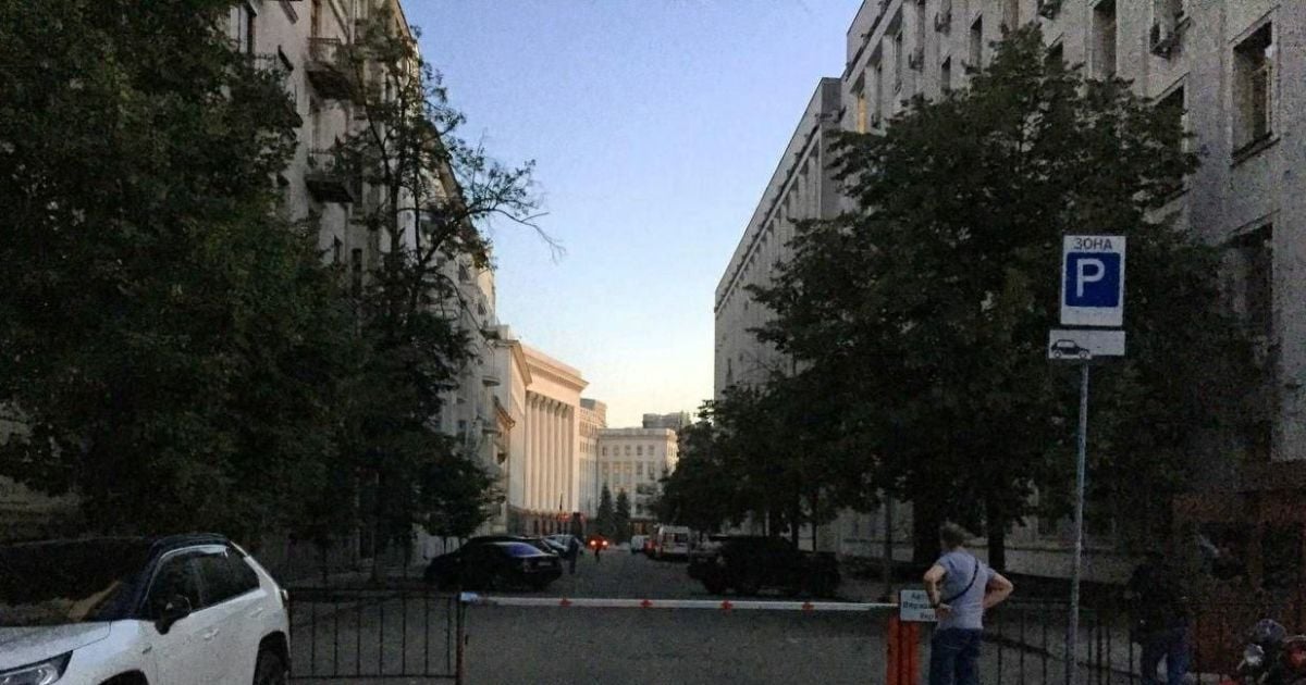 Под Офис президента пришел мужчина с гранатой - полиция перекрыла квартал