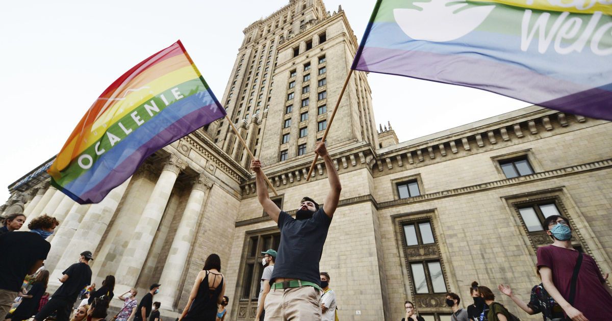 протест ЛГБТ у Варшаві в Польщі_12 / © Associated Press