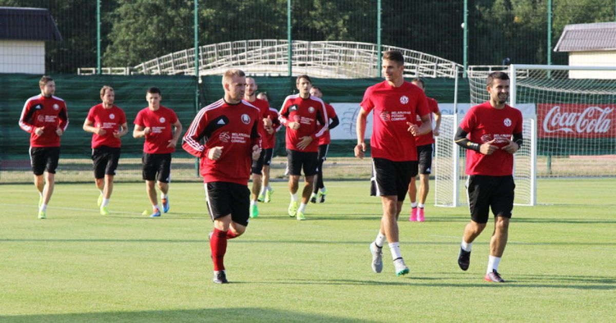 Тренировка сборной Беларуси