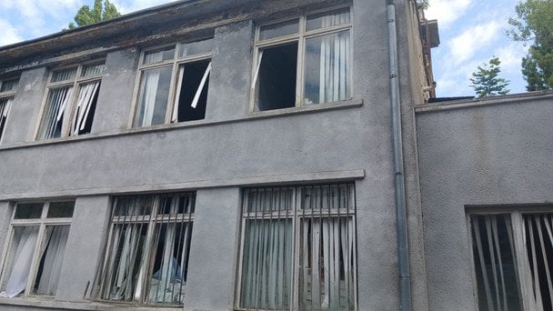 Последствия российского обстрела. Фото: Николай Точицкий