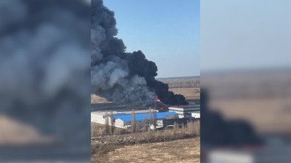 У Києві спалахнула масштабна пожежа