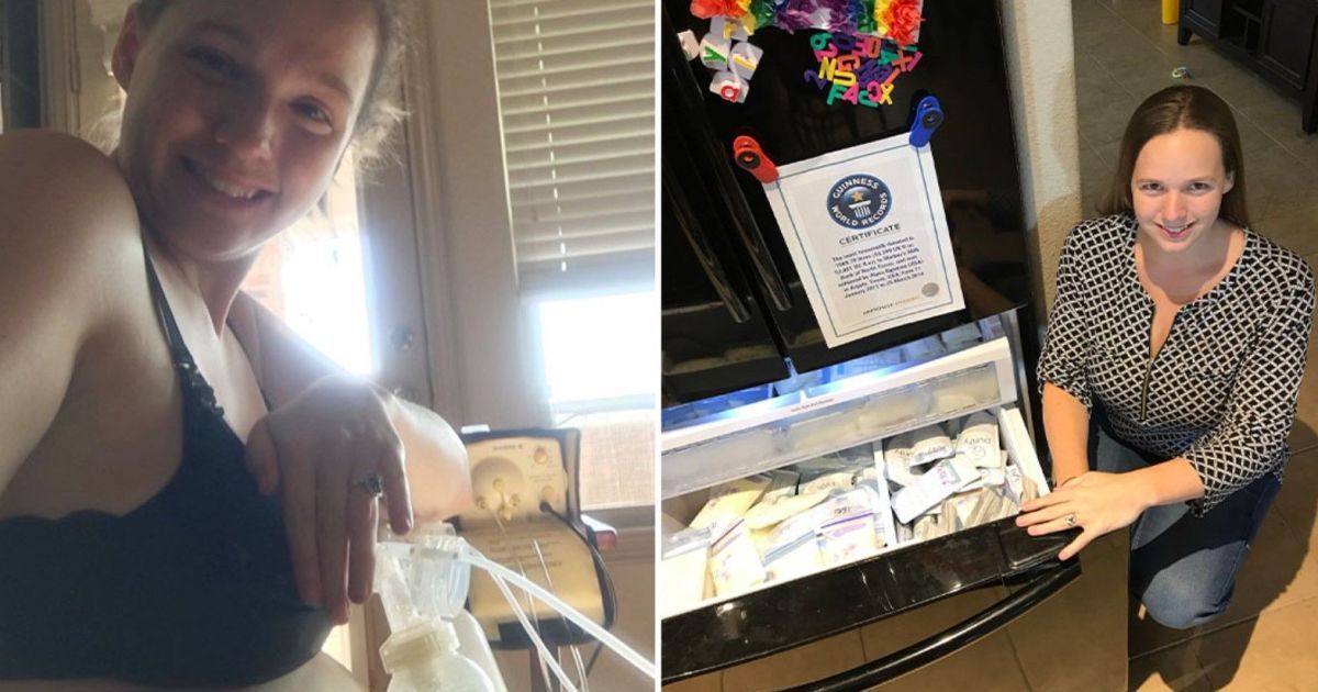 Американка пожертвувала рекордну кількість грудного молока