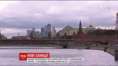 Канада запровадила нові санкції проти Росії