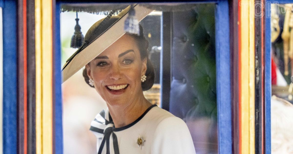 Принцесса Уэльская на параде Trooping the Color 2024