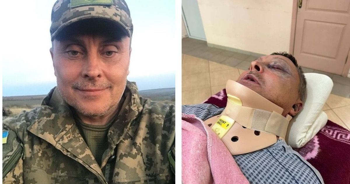 Військовий, якого побили і пограбували на Одещині / Колаж: ТСН.ua