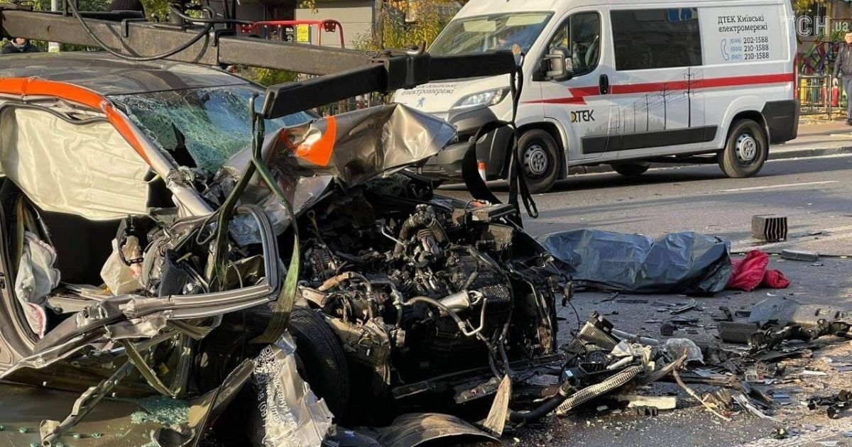 Аварія на Лук'янівці_1 / © Фото Олени Гущик/ ТСН (https://tsn.ua/)
