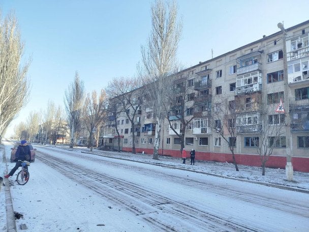 Наслідки обстрілів в Дружківці / © Telegram начальника Донецької ОВА Вадима Філашкіна