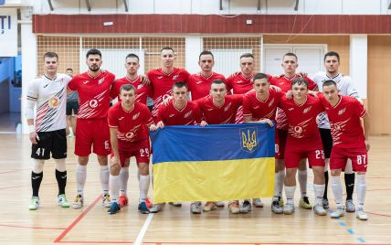 Украинский клуб разгромной победой стартовал в футзальной Лиге чемпионов