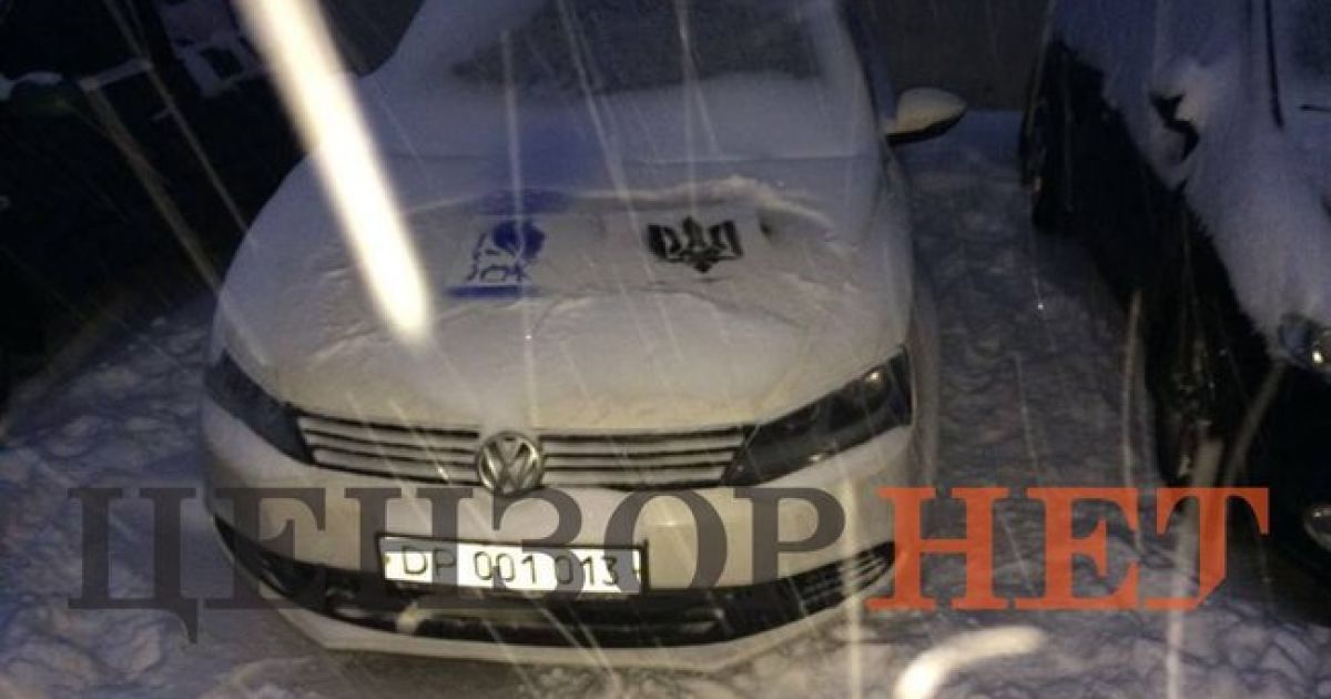 Автомобілі російських дипломатів у Києві_2 / © Цензор.нет