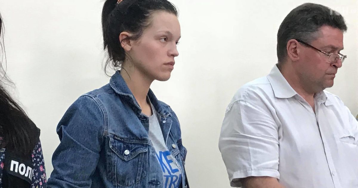 Катерина Лапінська на суді / © Фото Валентини Мудрик/ТСН