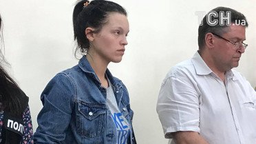 Катерина Лапінська на суді / © Фото Валентини Мудрик/ТСН