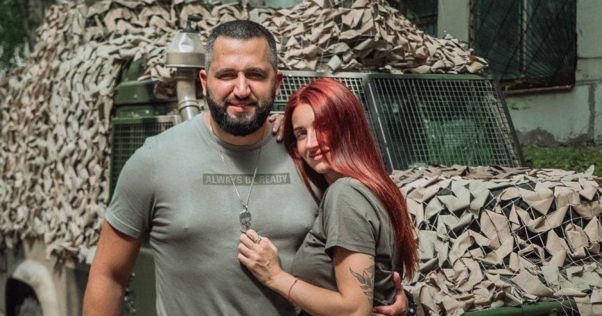 Євгенія Емеральд з чоловіком