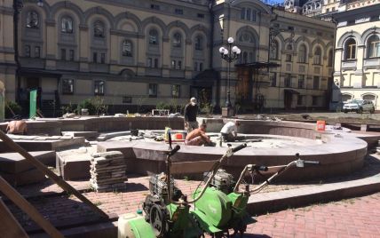 В Киеве у Оперного театра восстановят светомузыкальный фонтан, который будет играть гимн