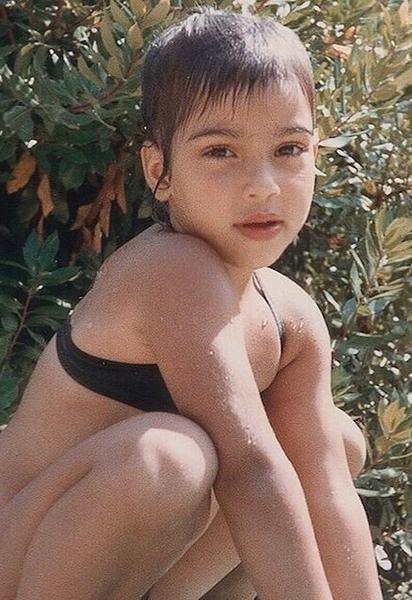 Кім Кардашян  в дитинстві / © Instagram Кім Кардашян